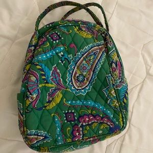 Vera Bradley Emerald Paisley lunch bunch bag